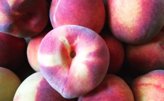 Marysville fruitstand peaches